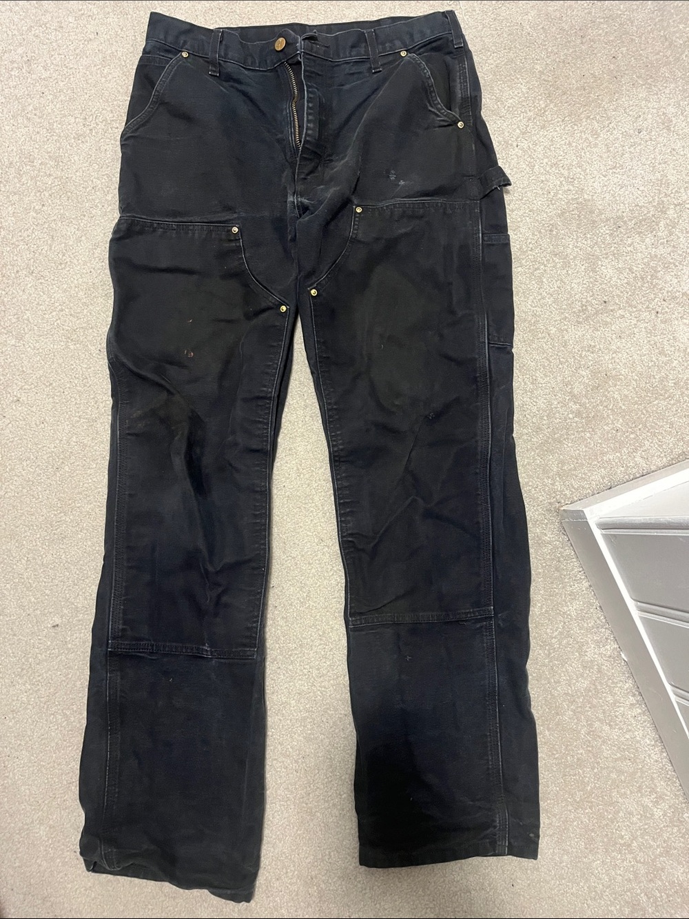 Carhartt Black Men's Cargo Work Pants